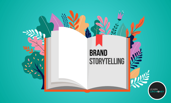 A book with a "brand storytelling"