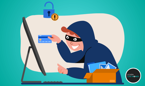 A scammer bypassing the Credit bureaus credit monitoring system to hack an account.