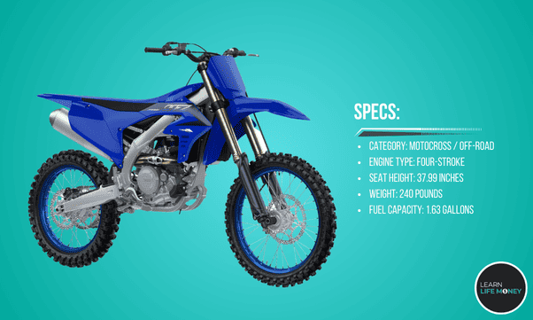 Yamaha YZ450F (2023) as one of the best budget dirt bikes in 2023.