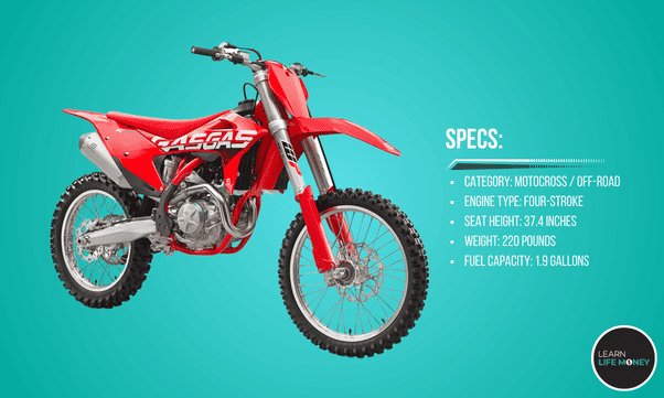 GasGas MC 450F (2023) as one of the best budget dirt bikes in 2023.