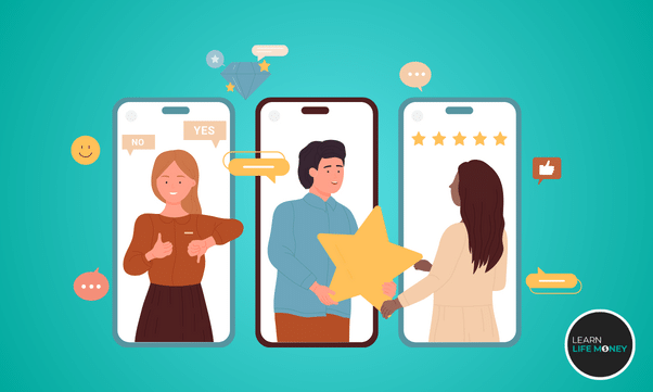 Giving reviews as one way on how to make quick money from phone.